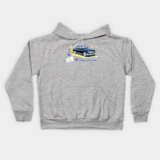 1956 SIMCA ARONDE - advert Kids Hoodie